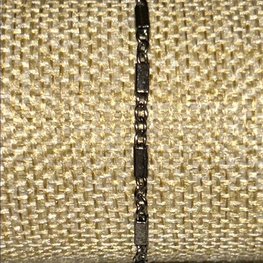 Silver Beaded Link‎ Bracelet